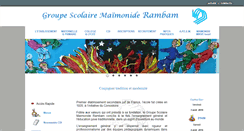 Desktop Screenshot of maimonide.fr